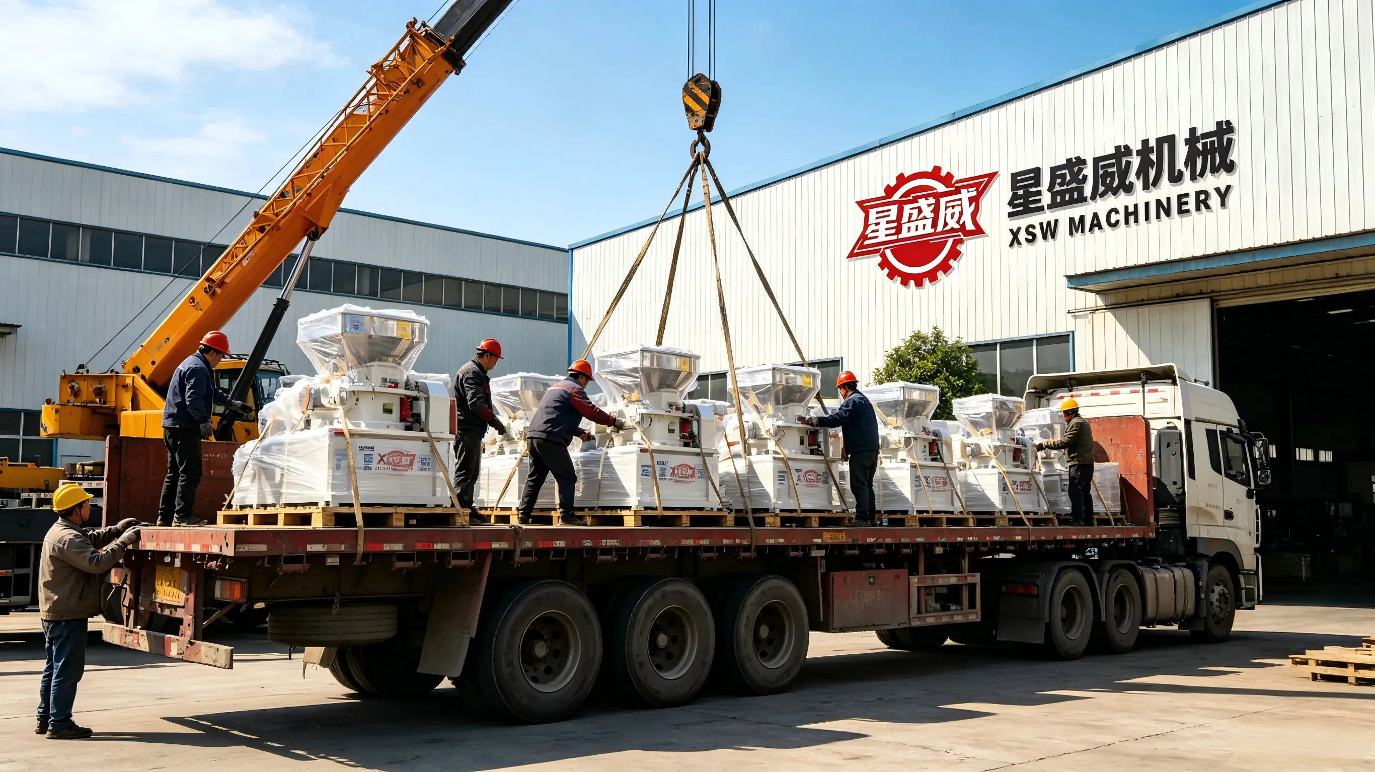 Megrendelések központi kézbesítése! A Xingshengwei Machinery több mint tíz ultrafinom porszívó készletét teljesen összeszerelték és ömlesztve szállították a délnyugat-kínai nagyméretű por-újrahasznosító ipari parkba.