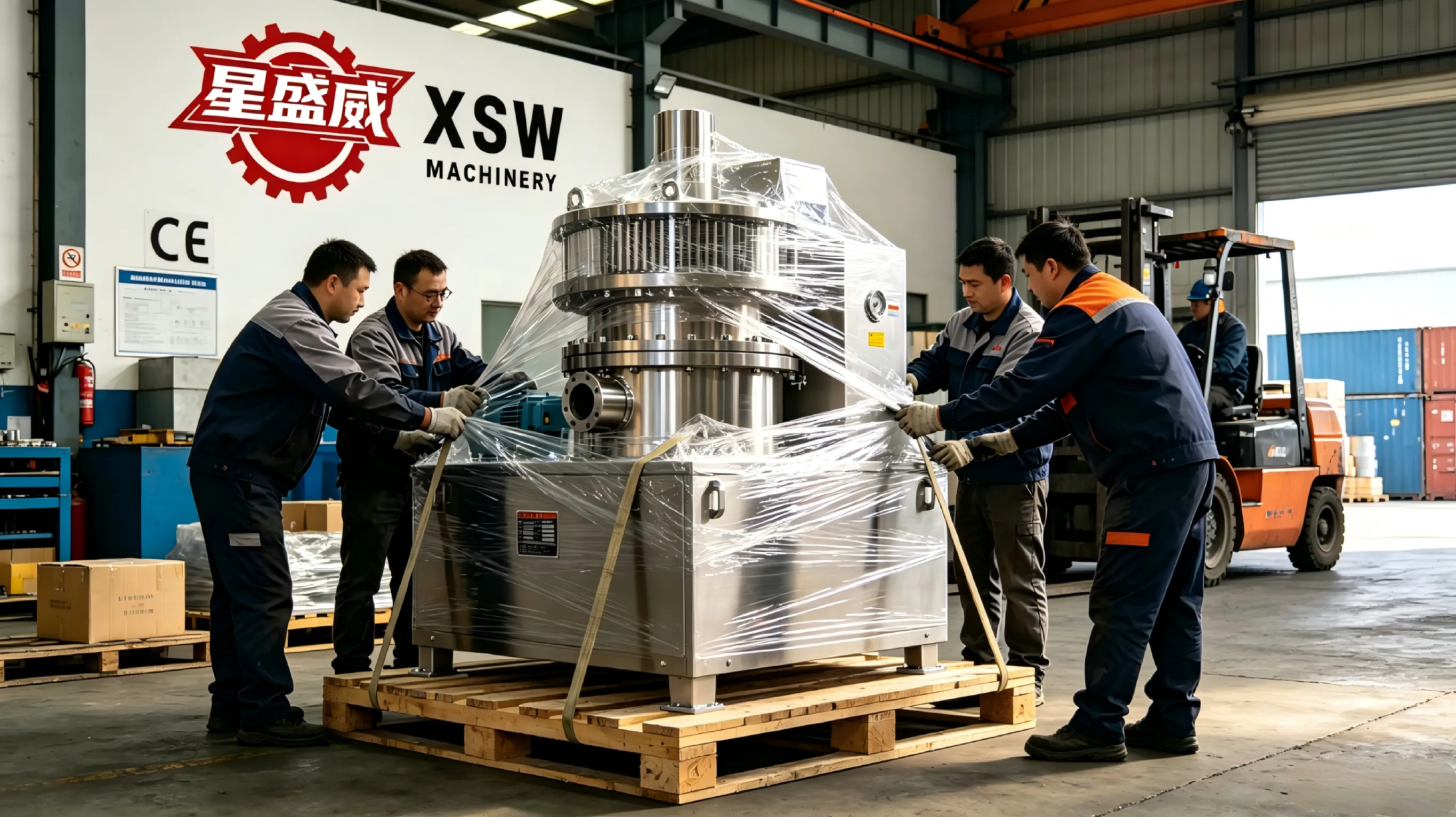 A Xingshengwei Machinery befejezte az ipari rozsdamentes acél ultrafinom daráló teljes ellenőrzését és szállítását az európai gyógyszeripari ügyfelek számára