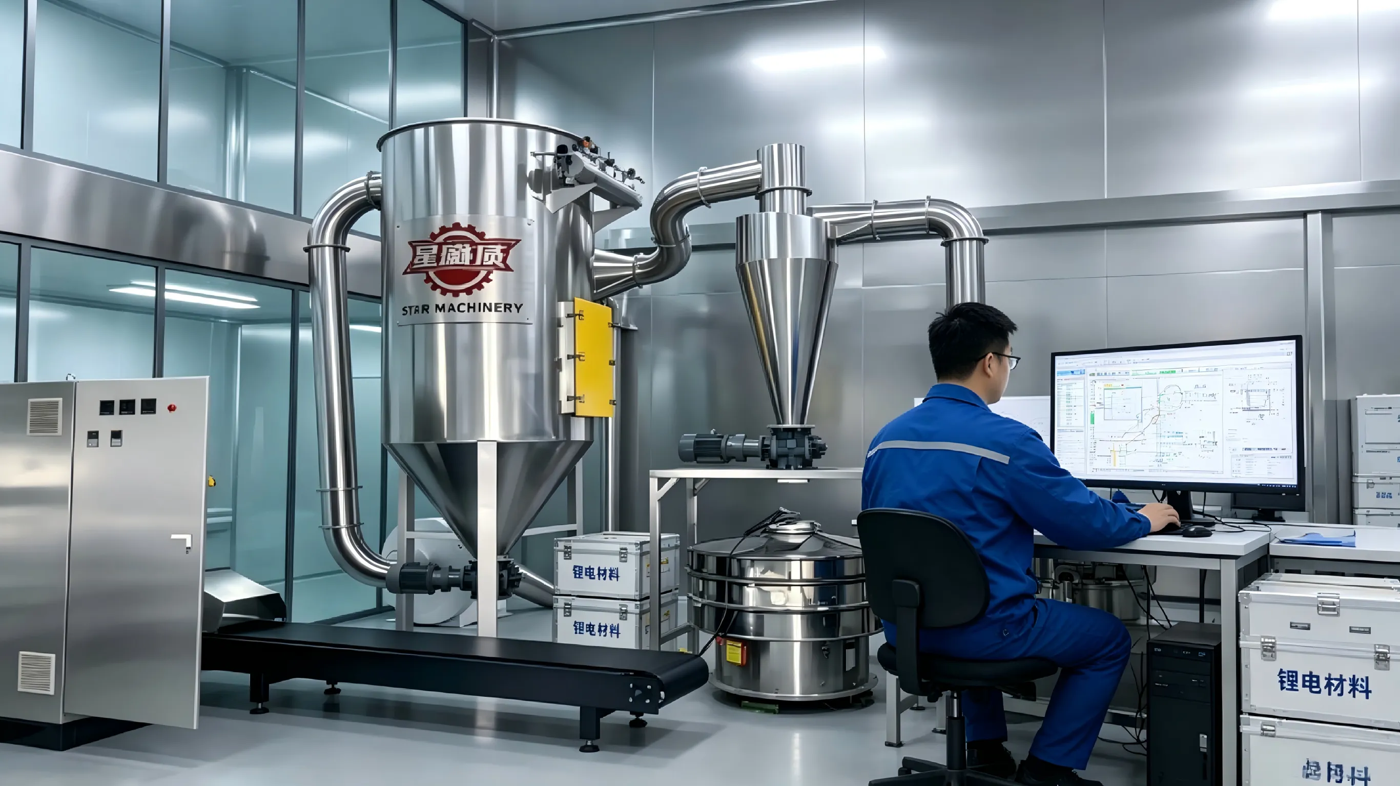 A Xingshengwei új generációs alacsony hőmérsékletű, robbanásbiztos ultrafinom darálója tömeggyártásba került, alkalmas lítium akkumulátorok és gyógyszerek finom feldolgozására